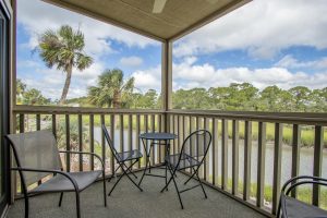 view from the 174 Beach Club Villa balcony