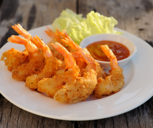 Fried shrimp 